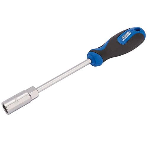 Image of Draper 63509 Soft Grip Nut Spinner, 13 mm Size , Blue