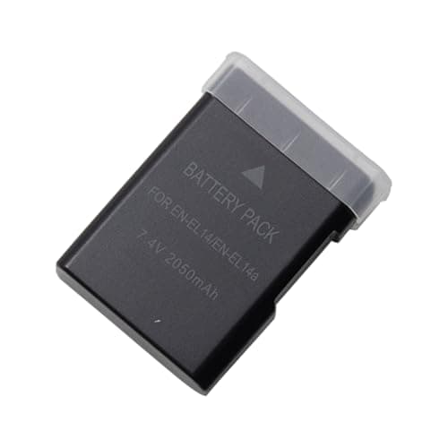 Image of KWTOUL EN-EL14 EN-EL14a 2050mAh Li-ion Batteries Compatible with Nikon D5600 D5500 D5300 D5200 D5100 D3500 D3400 D3300 D3200 D3100 Df Coolpix P7800 P7700 P7200 P7100 P7000
