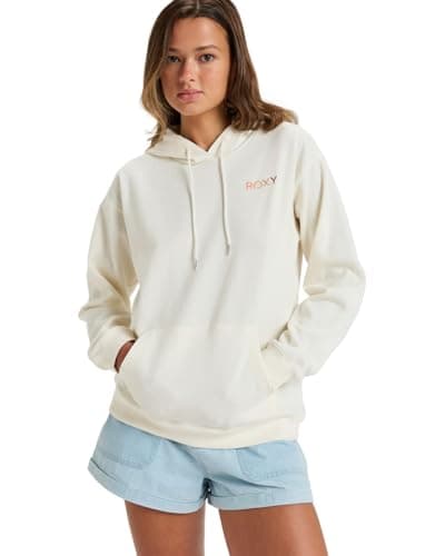 Image of Roxy Fleece sweater SATURDAZE HOODIE Young Womens White S