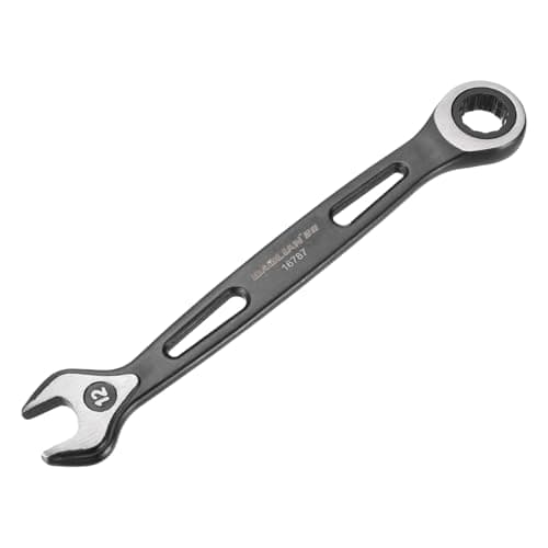 Image of sourcing map Ratcheting Combination Wrench 12mm Metric 12 Point CR-V Electrophoresis Double Box Open-Ended Ratchet Wrenches with 72 Tooth 5° Swing Industrial Grade Spanner Tool for Repair