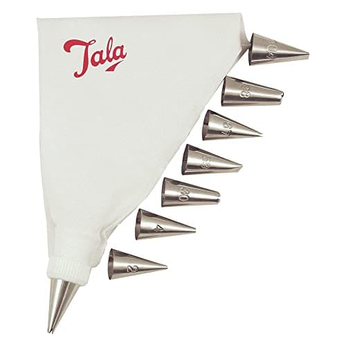 Image of 3 X Tala Icing Bag Set, 8 Nozzles, 4/48
