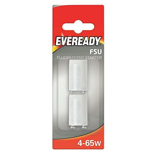 Image of Eveready Fluorescent Tube Light Starter 4-65W single Pack, Cool White, 350 Lumens, 65W, 1 Count