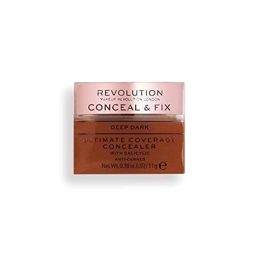Image of Makeup Revolution, Conceal & Fix, Ultimate Coverage, Concealer, Deep Dark, 11g