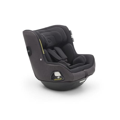 Image of Bugaboo Owl by Nuna Isofix Car Seat from Birth to 4 Years, 0-18 kg, 360 Degrees Rotation, Rear and Front Facing, Group 0+/1, Ultimate Comfort and Safety, Black