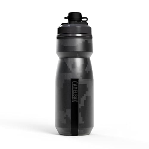 Image of CamelBak Podium Dirt Series Chill Bike Squeeze Water Bottle Black Digi Camo, 21oz