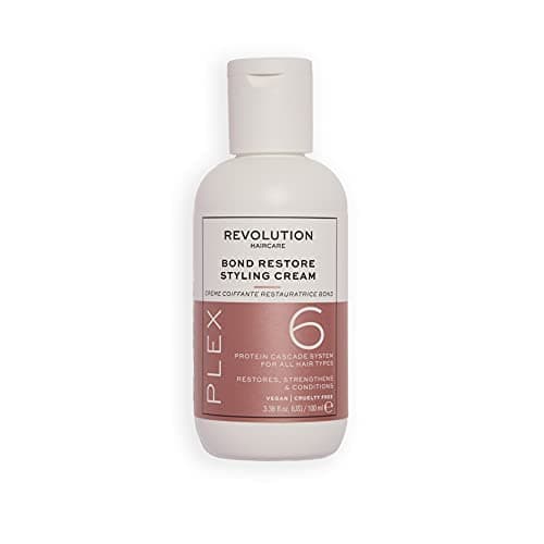 Image of Revolution Beauty London Haircare London, Plex 6 Bond Restore Styling Cream, Hydrating and Nourishing Hair For All Types, 100 ml
