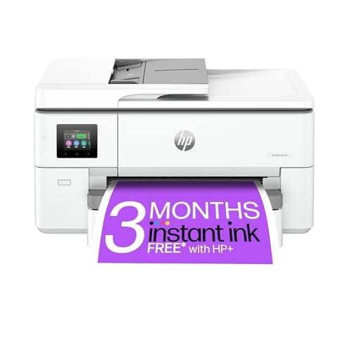 Image of HP OfficeJet Pro 9720e Wide Format All-in-One Printer | Colour | Printer for Small Office | Wireless | Print, Scan, ADF | 3 Months of free Instant Ink | Up To 3 Years Warranty