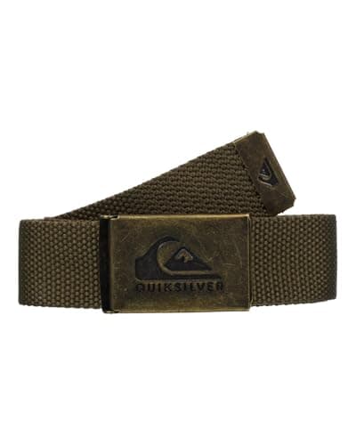 Image of Quiksilver Cotton Webbing Belt PRINCIPAL SCHWACK Mens Brown