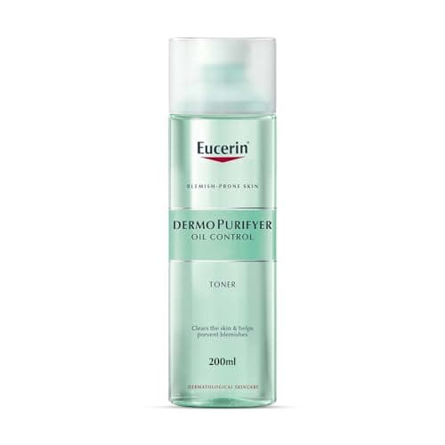 Image of Eucerin DermoPurifyer Oil Control Facial Toner 200ml, Clearing Toner to Unblock Pores and Reduce Blemishes, Advanced Skincare for Oily Skin