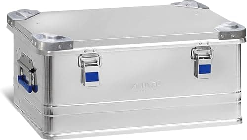 Image of Alutec Industrial 48 Aluminium Box (Capacity 48 L, Inner Dimensions (L x W x H) 550 x 350 x 248 mm, Dust/Splashproof, Tool Box, Storage Box, Weight 4.10 kg) 13048