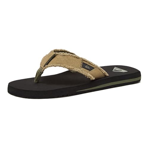 Image of Quiksilver Men's Monkey Abyss Beach & Pool Shoes, Green (Green/black/brown), 10 UK