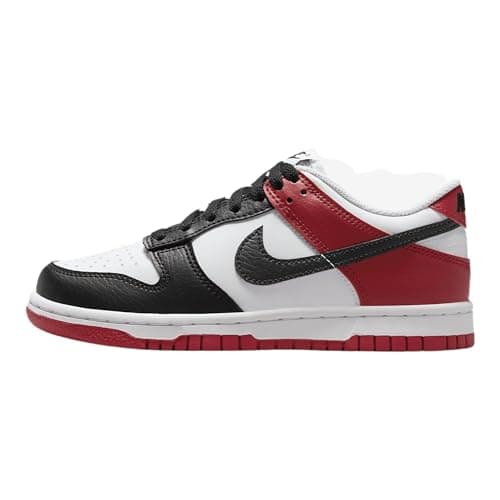 Image of Nike Dunk Low (GS), Children's and Youth Sneakers, Gym Red Black White, 37 EU