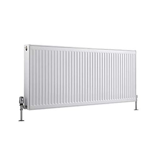 Image of Milano Compact White Type 22 Horizontal Double Panel Convector Radiator - 600mm x 1400mm