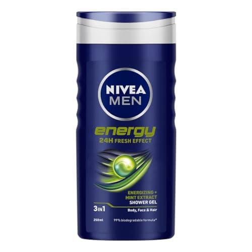 Image of NIVEA MEN Shower Gel, Energy, 250 ml