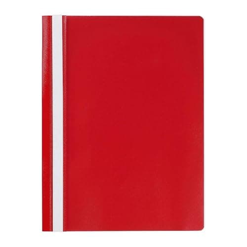 Image of Evrite A4 Report Files/Project folders red - Pack of 50 Files