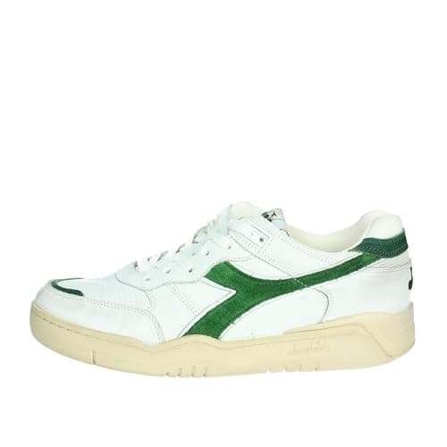 Image of Diadora B560 Used Sneaker White And Green, UK Size:, White, 10.5 UK