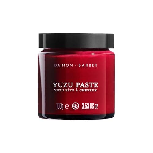 Image of Daimon Barber Yuzu Paste, Strong Hold Hair Styling Paste for Men, Adds Texture and Definition and Nurishes the Hair and Scalp, Ideal for Fine and Thinning Hair 100g