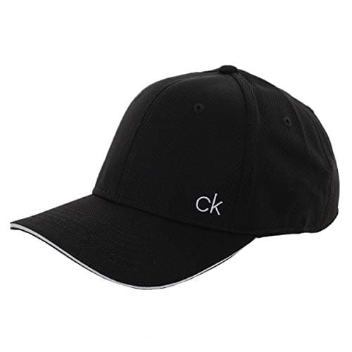 Image of Calvin Klein Unisex Airtex Performance Cap - Black/White - OS