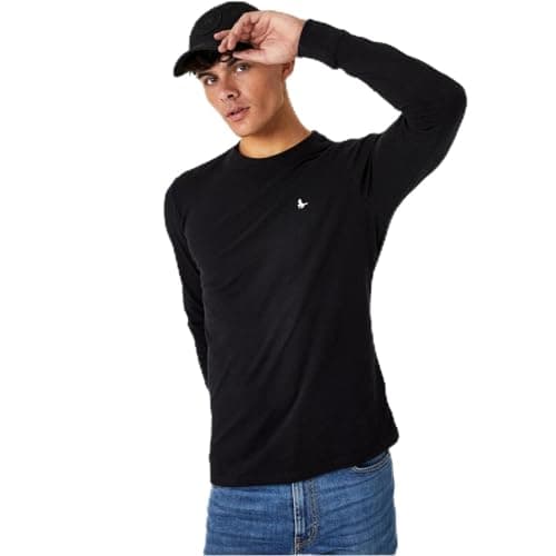 Image of Jack Wills Mens Sandalseford Long Sleeve T-Shirt Black M