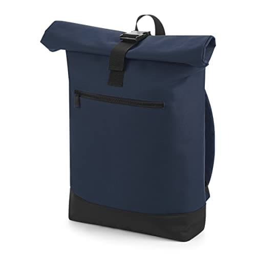 Image of BagBase BG855FNAV Roll-top Backpack French Navy Bg855 - French Navy, M