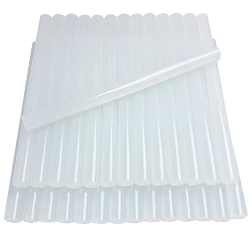 Image of FZGUSYAF Hot Glue Sticks 150 x 11 MM Transparent Glue for 11mm Hot Glue Gun - 28PCS