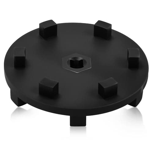 Image of 6760 Fuel Filter Wrench Fit For Ford 6.0 Liter & 7.3 Liter Powerstroke Diesel Engines, Reversible Six Lug Oil Diesel Fuel Filter Wrench Removal Tool - Fuel cap wrench for Access in Tight Areas