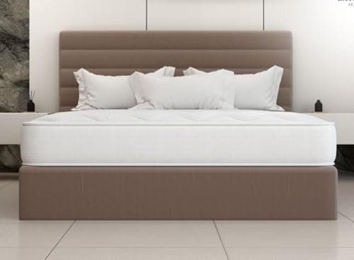 Image of eXtreme comfort ltd Cooltouch Colours White Small Double Mattress - 120x190cm, 18cm deep. Memory Foam and Coil Spring Hybrid, Plush Comfort, UK Made Mattress in a Box