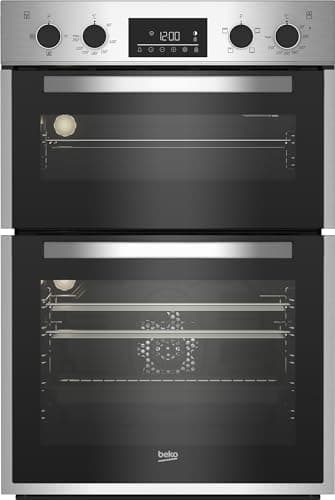 Image of Beko RecycledNet® BBDF26300X Built In Electric Double Oven - Stainless Steel - A/A Rated