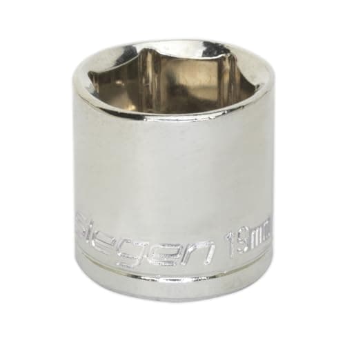 Image of Sealey S0586 WallDrive Socket, 3/8" Square Drive, 19mm