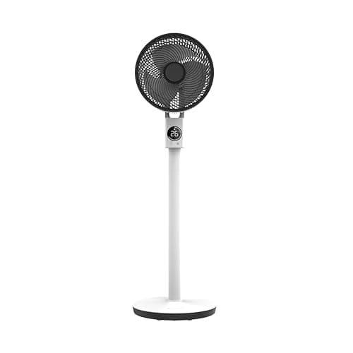 Image of MeacoFan Sefte® Pedestal Fan - Adjustable Height Air Circulator with Powerful Airflow - Ultra-Quiet Remote Controlled Cooling - Night Mode, Mute, On and Off Timer