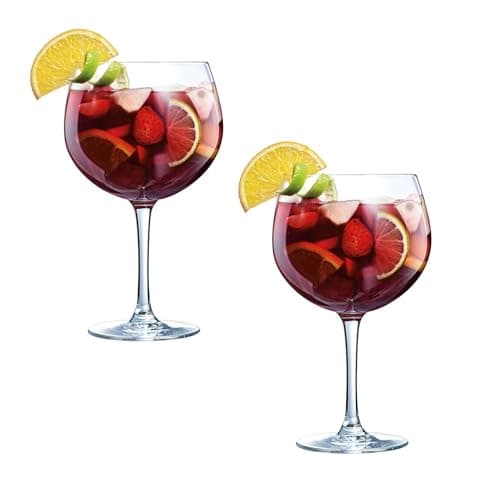 Image of Juniper Large Gin Balloon Glass 2 x 70cl Arcoroc Cocktail Bowl Drinking Glass