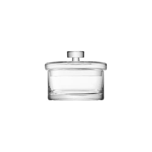 Image of LSA Maxi Container & Lid H11cm Clear| 1 Unit | Mouthblown & Handmade Glass | MI01
