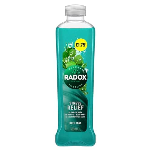 Image of Radox Stress Relief Bath Soak with Rosemary & Eucalyptus 500ML
