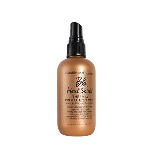Image of Bumble and bumble. Heat Shield Thermal Protection Hair Mist | Frizz Control, Damage Repair, Heat Protection Spray, Color Safe | Curly, Wavy, Straight, Mini Travel Size, 125 ml