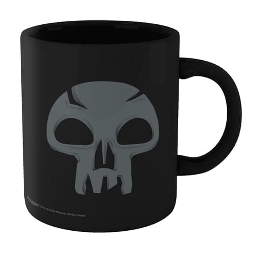 Image of Zavvi Magic: The Gathering Swamp Mana Symbol Mug - Black