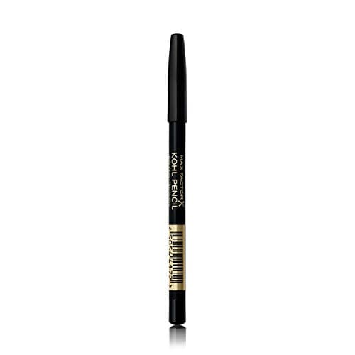 Image of Max Factor Kohl Pencil Eyeliner, 20 Black, Easy to Blend Formula, Perfect for Smokey Eyes Make-up, 4 g