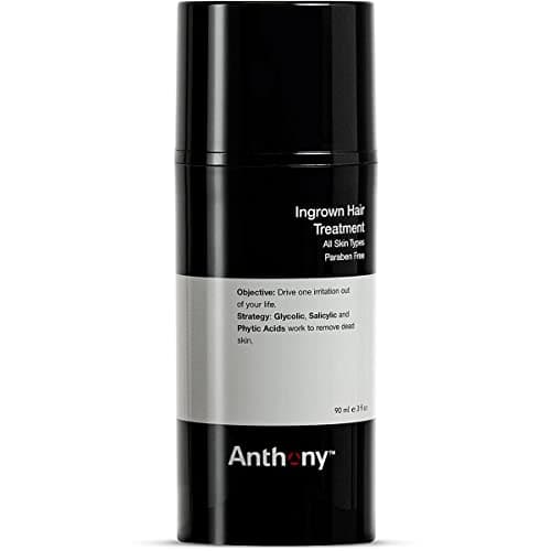 Image of Anthony Ingrown Hair Treatment for Men – Gel Solution to Calm Down Razor Burn – Scar and Redness Eliminator, Bump Removal