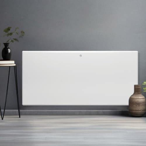 Image of Futura 2000W White Electric Radiator Heaters for Home, Bathroom Safe Electric Heater Setback Timer Lot 20 & Advanced Thermostat Control Wall Mounted or Floor Standing Low Energy Panel Heater