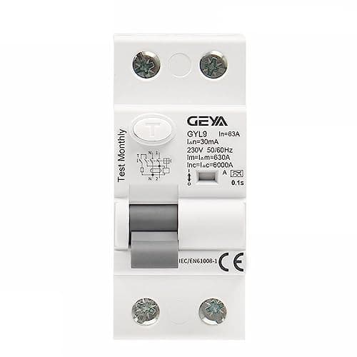 Image of GYL9 A Type RCD Earth Leakage Circuit Breaker AC ELCB 2 Pole 40A 63A 30mA 100mA 300mA RCCB(300mA,2P 40A)