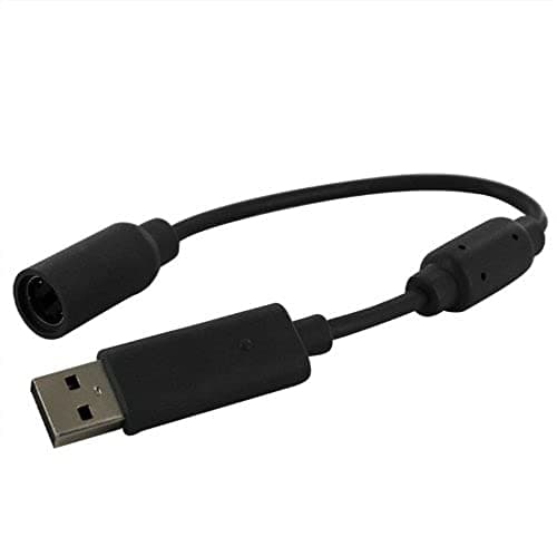 Image of PA Products BLACK FITS LOGITECH RACING STEERING WHEEL USB BREAKAWAY CABLE For Xbox One Xbox 360