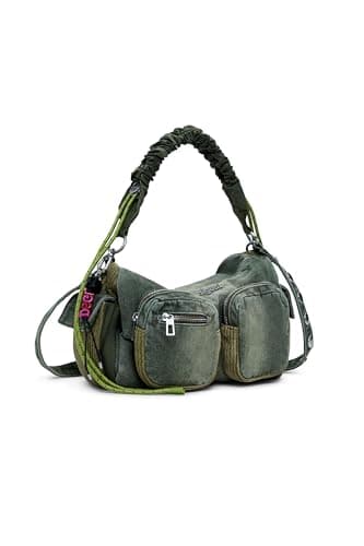 Image of Desigual BAG_BRAVO_HYBRID DENIM HAB, 4092 KAKI, U