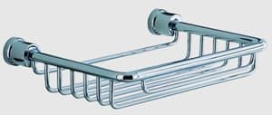 Image of Sonia - 052936 - Square Wire Soap Basket - Finish - Chrome
