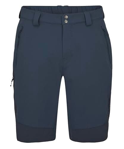 Image of Rab Men's Torque Mountain Shorts (10-Inch Inseam) - Durable Softshell Active Shorts for Hiking, Trekking, & Climbing - Tempest Blue/Deep Ink - 32/10 Inseam