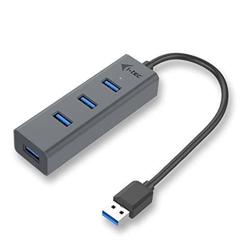 Image of i-tec USB 3.0 Metal 4-Port USB HUB - 4x USB 3.0 Port for Windows MacOS Android ChromeOS