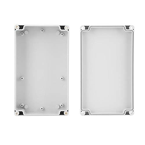 Image of Plastic Enclosure SUPERTOOL 150 * 200 * 100 IP65 ABS White Weatherproof Outdoor/External Enclosure Power Junction Box Complete with Connector
