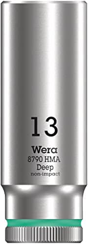 Image of Wera 05004510001 8790 HMA Deep Socket, Turquoise, 13.0 mm
