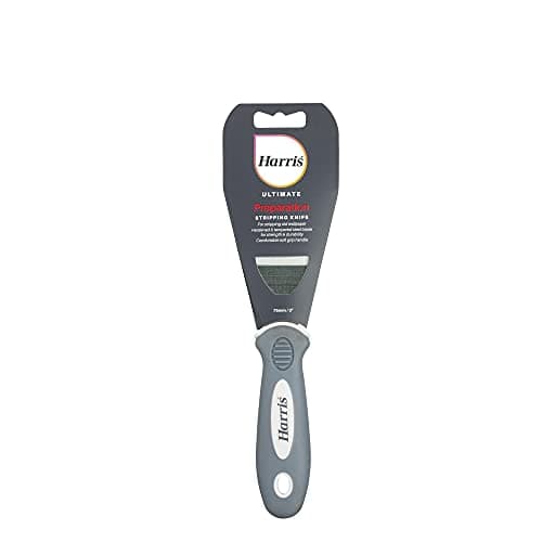 Image of Harris Ultimate Stripping Knife Comfortably Remove Old Wallpaper Hardened Steel Blade and Soft Grip Handle 3in