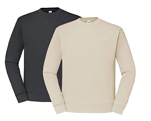 Image of Fruit of the Loom Men’s Set-in Sweatshirt, M