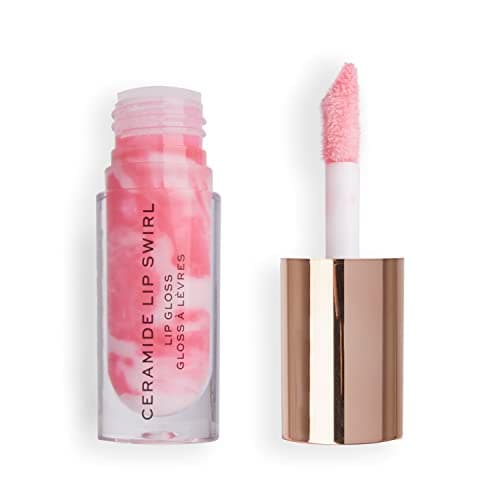 Image of Makeup Revolution, Lip Swirl Ceramide Gloss, Lipgloss, Sweet Soft Pink, 4.5ml