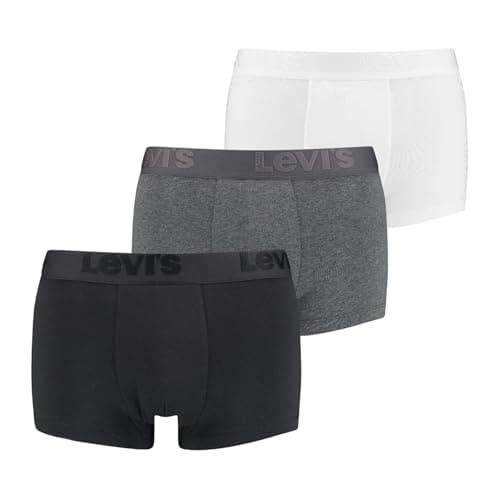 Image of Levi's Men's Premium Men's Trunks (3 Pack) Trunks Not Applicable, Black Grey Combo, X-Large